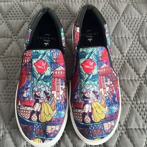 Beauty and the Beast Vans - worn once!